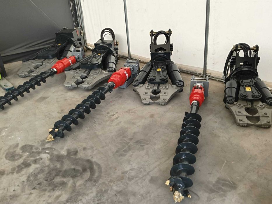 Burghiu foreza hidraulica de pamant pt excavatoare/buldoexcavatoare