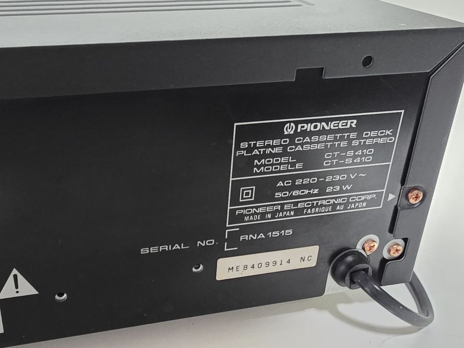 Триглав касетен дек Pioneer CT-S410 – С топ калибрация (Super Auto BLE)