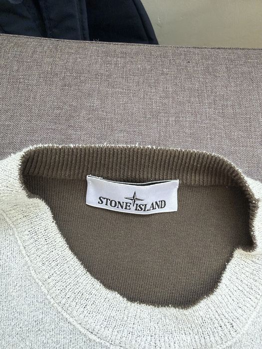 Stone island double face sweater