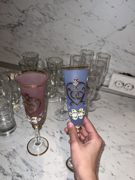 Фужеры для свадьбы