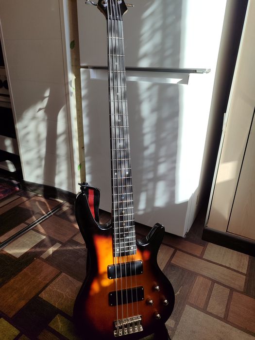 Бас гитара актив 5 струнная ibanez gio