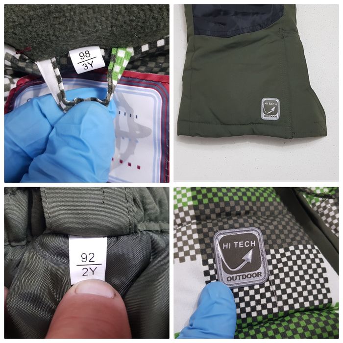 Costum iarnă nou Hi Tech, salopeta zăpadă ptr copii nr 92-98 (2-3 ani)