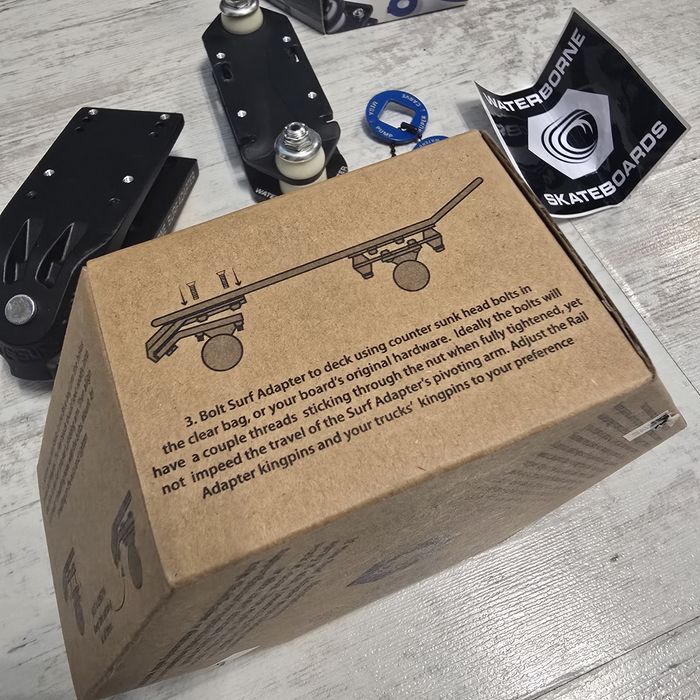 Сърф скейт адаптери Waterborne Surf and Rail Adapter FIN System™ Surf Skate Surfskate