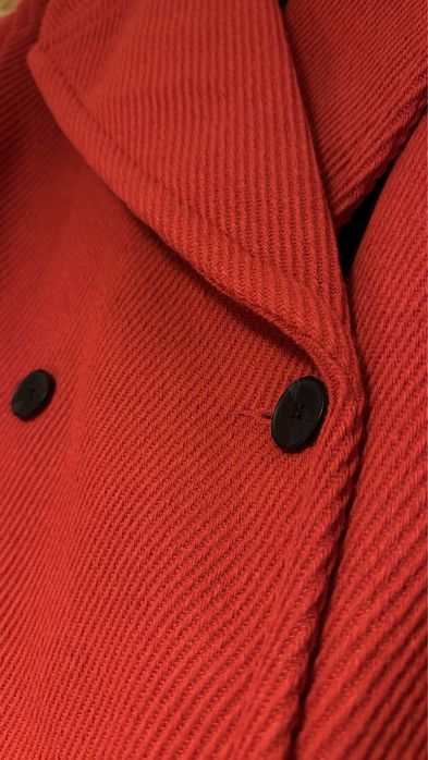 Trench palton rosu nou Asos