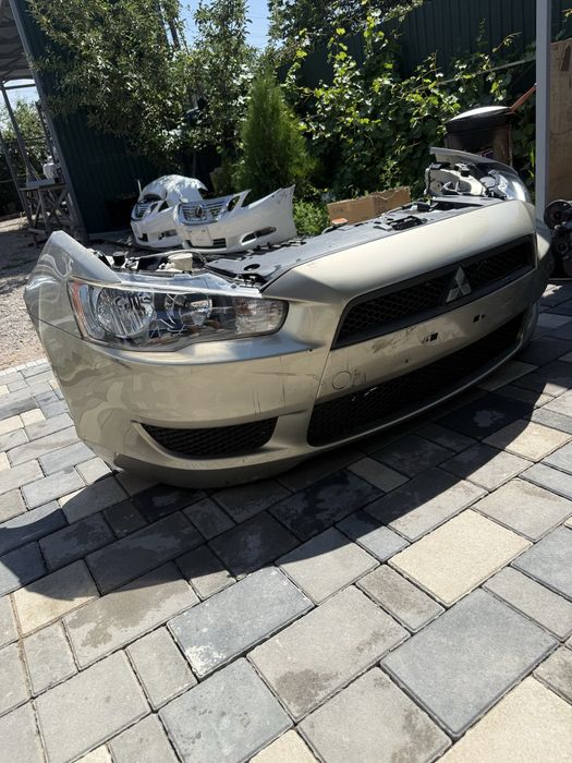 Mitsubishi Lanser 10 дорест Ноускат, нускат мини морда в сборе.
