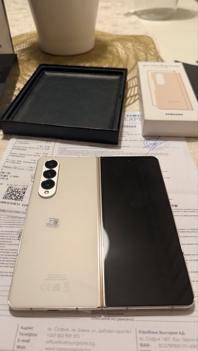 Samsung Z fold 4 gold