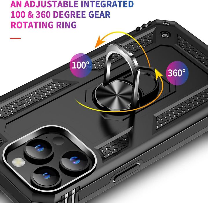 Удароустойчив Кейс RingCase за Apple iPhone 16 Pro - Супер защита