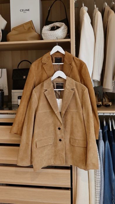 Сако яке от естествена кожа Zara p.M