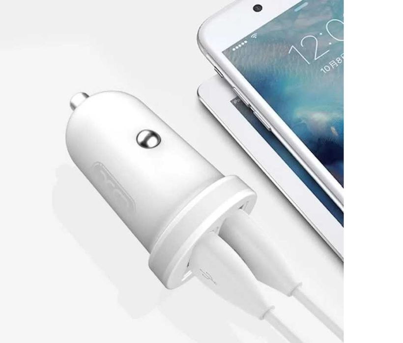 Incarcator Auto mini dualusb 2.1A iPhone 16 Pro Max 15 Plus 14 13 mini