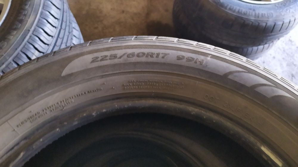 Продаю летние шины 225/60 R17