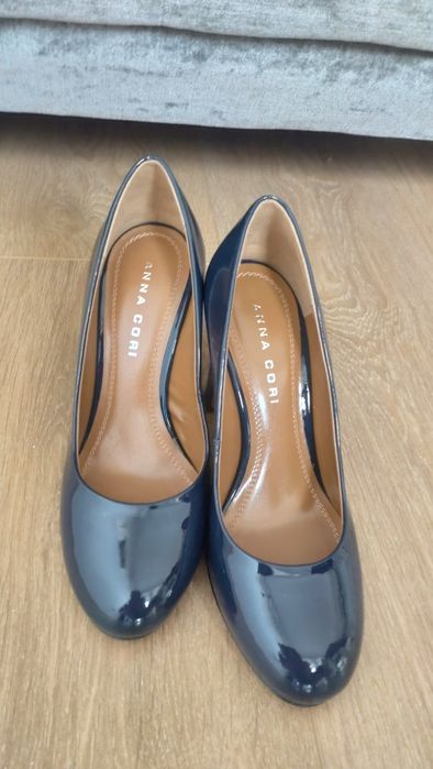 Pantofi Anna Cori piele lacuita