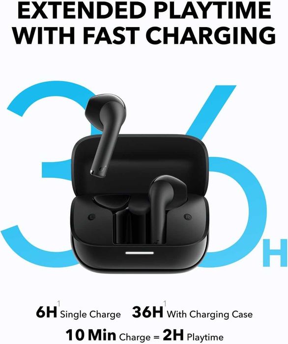 Soundcore K20i от Anker, Bluetooth безжични, 36 часа батерия