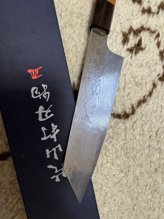 Японски нож Bunka от Yuta Katayama VG10 HRC62 дръжка от габър