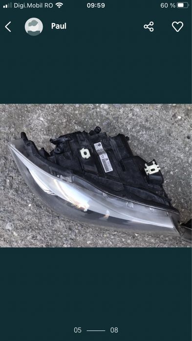 Vand far faruri xenon bmw e90/91 lci facelift