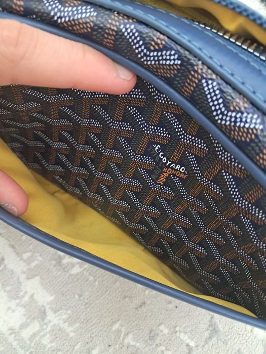 Барсетка Goyard blue
