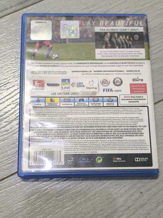 Фифа 16 на PS4 оригинал