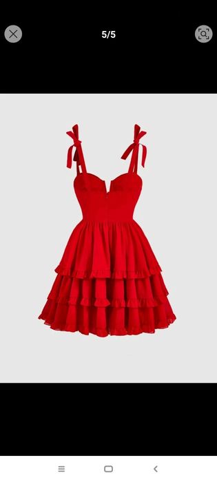 Rochie roșie de vara