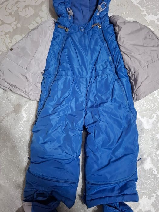 Зимнии комбинезон-конверт, рост 74