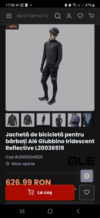 55% Discount Geaca Ciclism reflectorizanta Alé SIGILATA