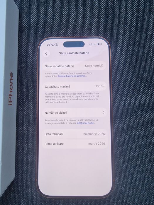 iPhone 17 Pro Cosmic Orange,Nou,0 cicluri,factura si garanție Orange!