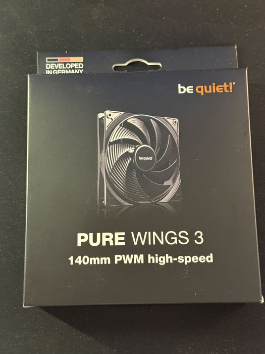 Cooler pc beQuiet Pure Wings 3 - 140mm - Nou in cutie