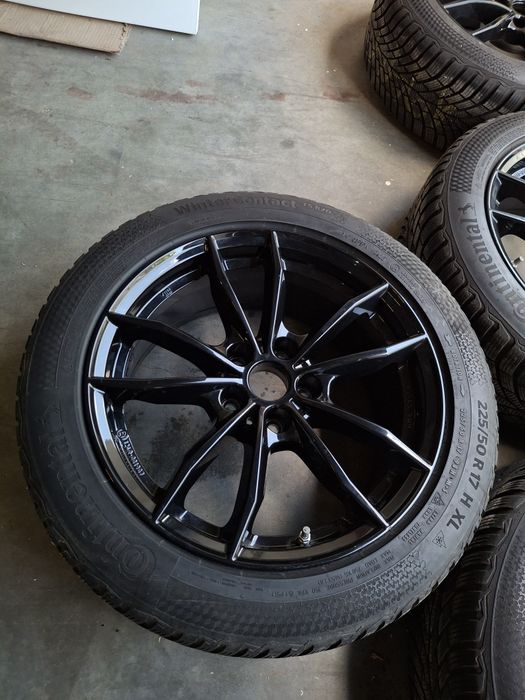 Set de jante r17 cu anvelope 225 50 r17 Continental