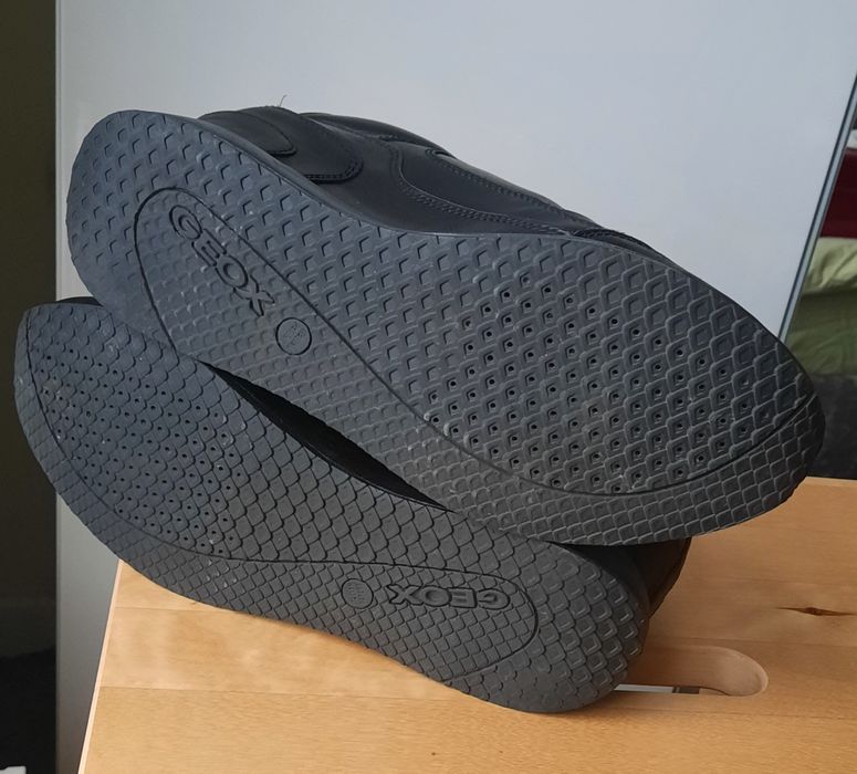 Фирменные Женские Кеды-Ботинки Geox из натуральной кожи