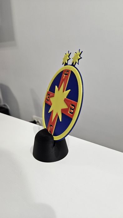 Stema FCSB printata 3d