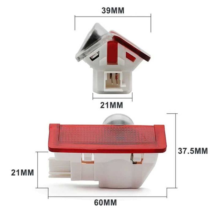 Плафони-LED с лого за Mercedes Benz ABCE EQC G GL GLA GLC GLE M class