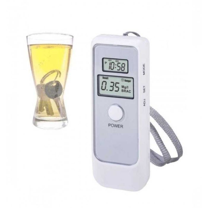 Тестер за алкохол Siegbert, LCD екран, Термометър и часовник
