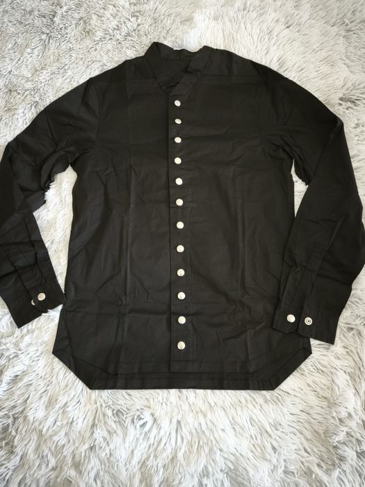 RICK OWENS мъжка риза черен цвят размер 46 НОВА