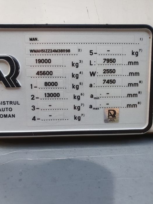 MAN TGA 18310.