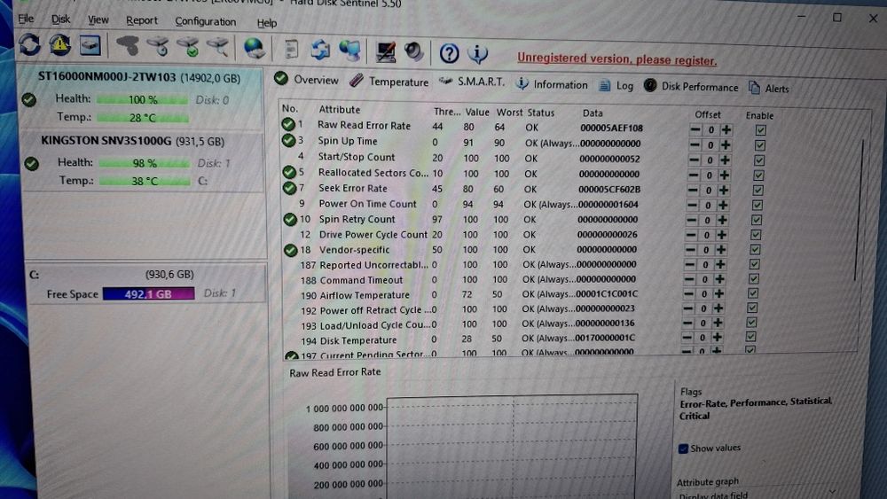 HDD 16TB Seagate Exos X18
