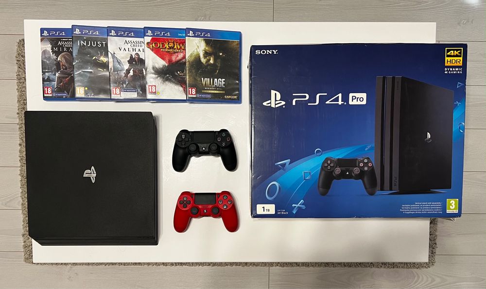 Ps4 PRO 1TB impecabil