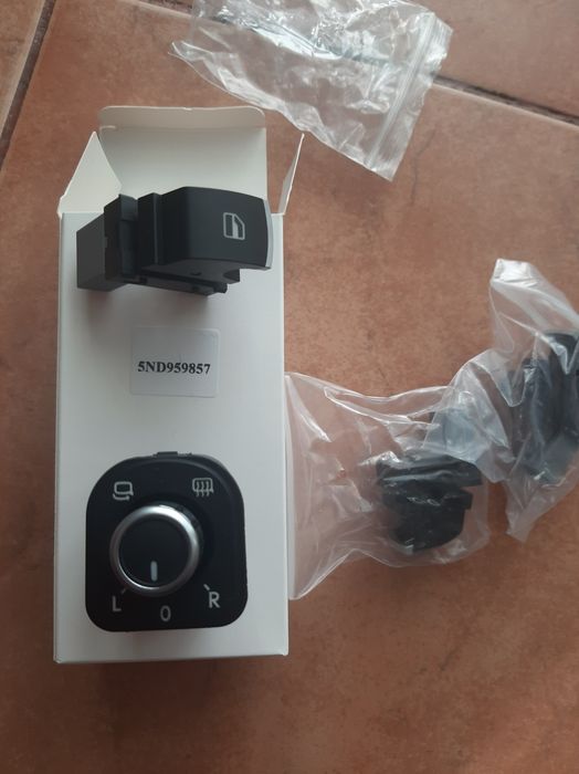 Boc lumini, comanda reglaj oglinzi rabatabile, buton geamuri VW Audi