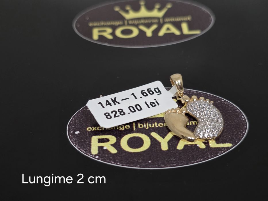 Bijuteria Royal: Pandantiv aur 14k/1.66gr