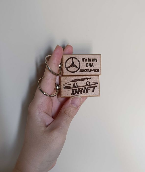 Дървени Ключодържатели на Коли - Мерцедес, БМВ, Тойота, Ауди, Нисан