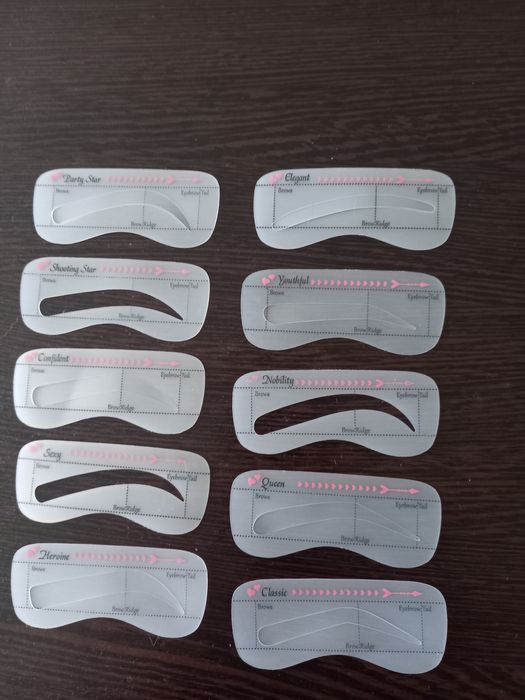 Трафареты для бровей