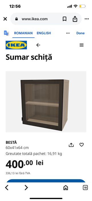 Ikea besta wall mount shelves - dulap