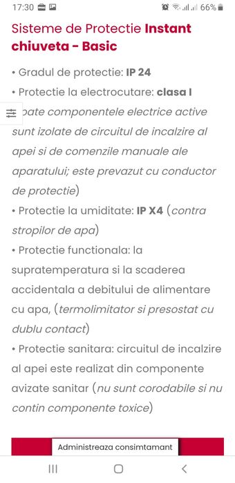 Instant NOU apa calda pt chiuveta bucatarie