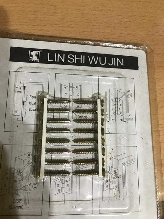 Дверные навесы, саморезы, валик