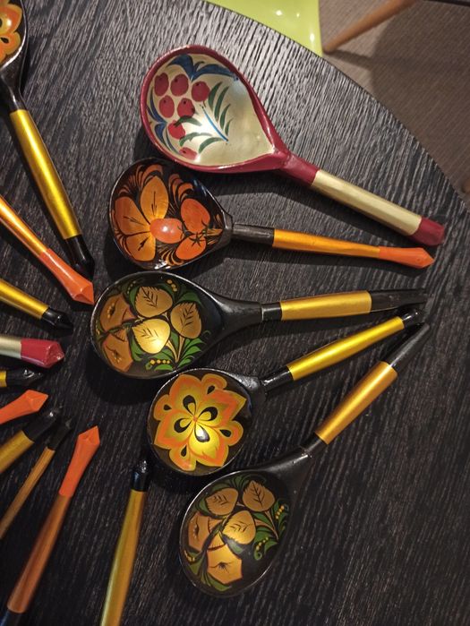 Руски дървени лъжици и други