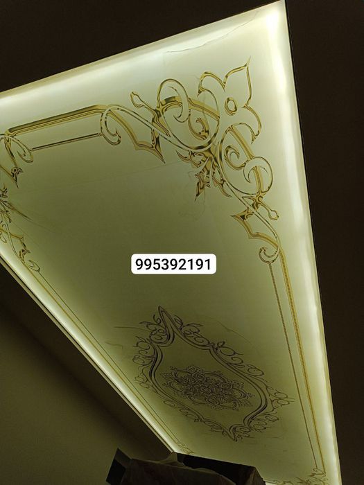 Установка натяжных потолков и фото обои (с 80 000 сум до 130 000 сум )