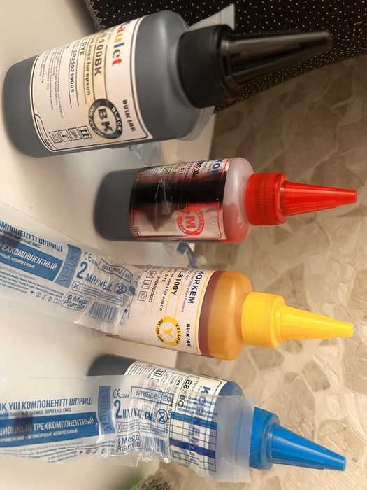 Краски для катриджы принтеров