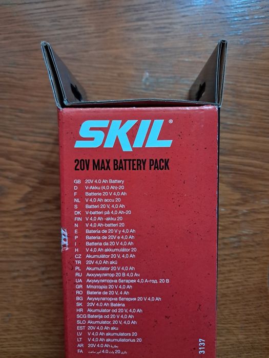 Acumulator SKIL litiu-ion „20V Max“ 4,0 Ah „KEEPCOOL™“