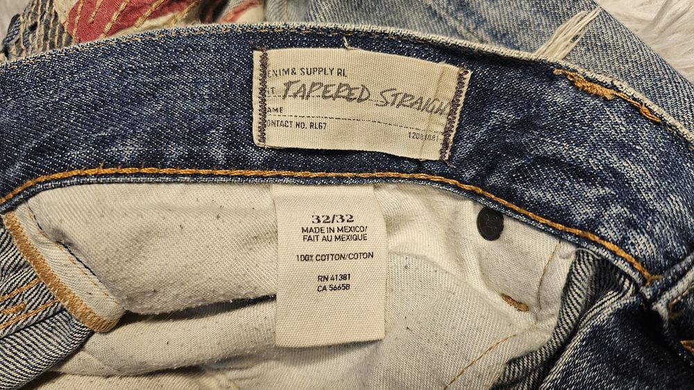 Ralph Lauren blugi vintage rari cu steagul SUA