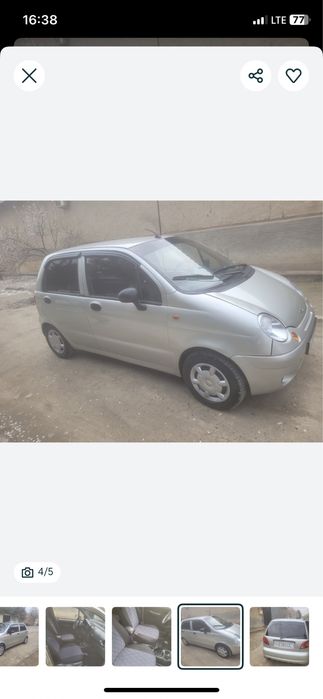 Matiz sotiladi ideal