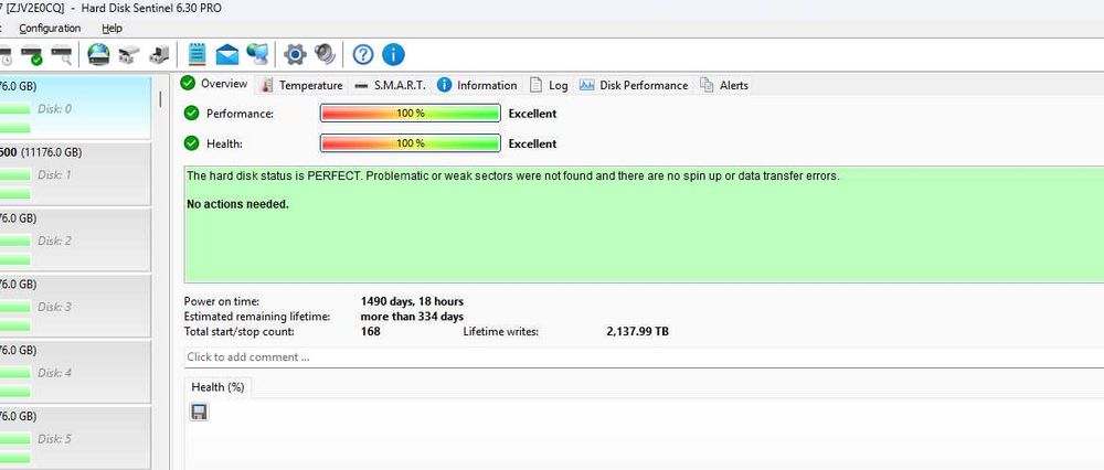 13x HDD 12TB SATA Enterprise Seagate WD HGST 100% - Test suprafata