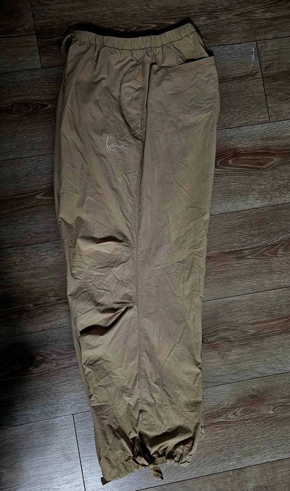 Pantaloni Karl Kani Cargo/Parachute  crem  kaki - Mărimea S