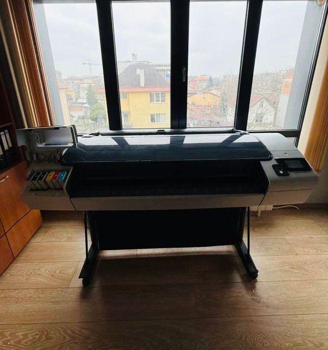 Професионален плотер HP DesignJet T795 (44-инча / 1118 мм) + Мастила и Стойка